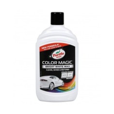 Solutie polish auto Turtle Wax Color Magic Plus Alb 500ml