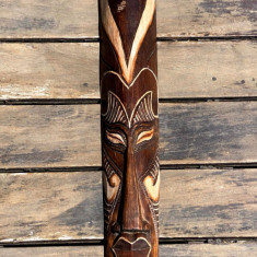 Masca din lemn cu tematica africata Tribal King, XXL