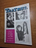 revista teatrul aprilie 1972 - stefan banica , emil botta , vasilica tastaman