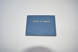 Carnet de cursant Universitatea Politica si de Conducere Comitetul jud. Alba, 1986-1989, Romania de la 1950, Documente