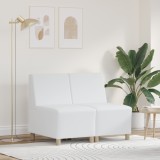 vidaXL Fotoliu 2 pcs Alb 55 x 74 x 82 cm Piele artificială