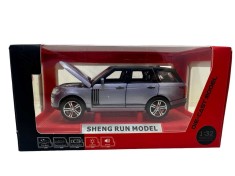 Macheta metal Range Rover albastru cu sunete, lumini, deschide usile 1/32