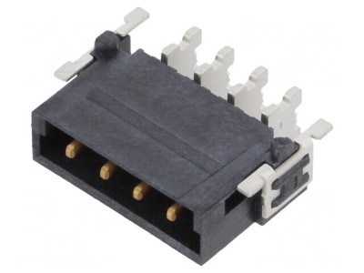 Conector PCB-PCB tată 4 pini 2,54mm Har-flex Power foto