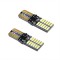 set 2 leduri t10 w5w placuta 24 smd, canbus, 24v