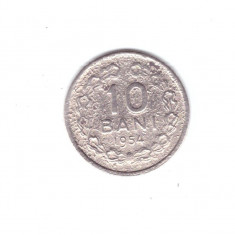Moneda 10 bani 1954, stare foarte precara, curata