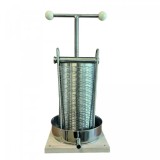 Obstpresse, Weinpresse, Apfelpresse - maxi, 5 l mit Edelstahl Doppelkorb