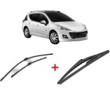 Cumpara ieftin Set 3 stergatoare PEUGEOT 207 SW Estate Van (WK_) 2007-2012, parbriz si luneta, Valeo Silencio