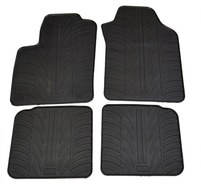 Set covorase auto din cauciuc Lancia Ypsilon 06.2011-, Negru, Gledring, 4 buc. AutoDrive ProParts