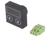 Indicator digital 22mm 12-24VDC IP65
