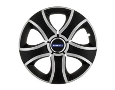 Set 4 capace roti Bis Gri-Negru R14 pentru gama auto Volvo