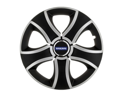 Set 4 capace roti Bis Gri-Negru R14 pentru gama auto Volvo foto