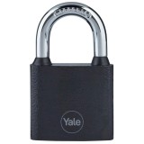 Lacat cu cheie Yale Y111B/38/121/1,otel, negru, 38 mm