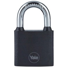 Lacat cu cheie Yale Y111B/38/121/1,otel, negru, 38 mm