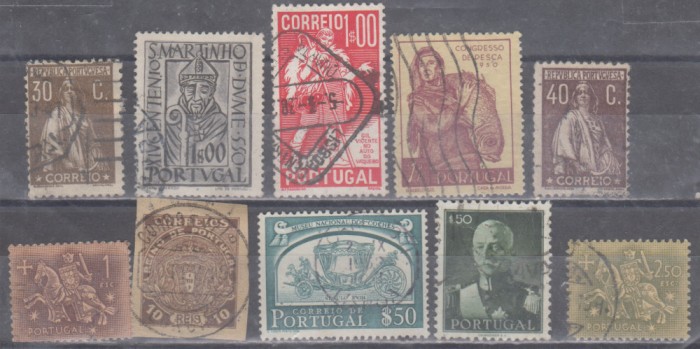M2 - R1 10 - TIMBRE FOARTE VECHI - PORTUGALIA SI COLONII