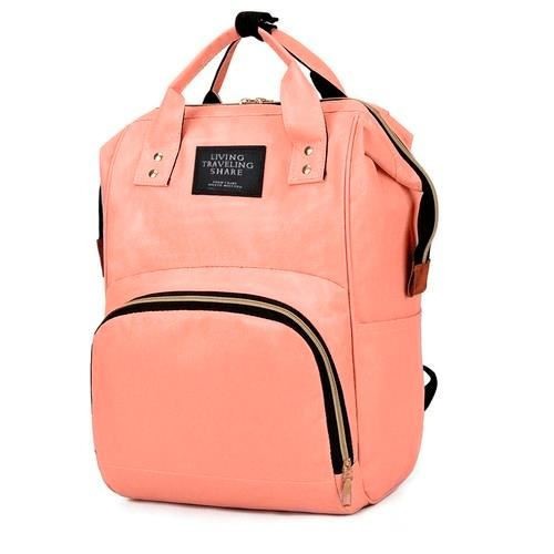 Geanta/rucsac pentru mamici, bebelus, impermeabila, roz, 30 L, max 15 kg,  30x50 cm, Isotrade,Geanta/rucsac pentru mamici, bebelus, impermeabila, roz,  | Okazii.ro