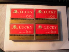 LOT de 4 casete audio LUCKY de 60 minute, in stare BUNA foto