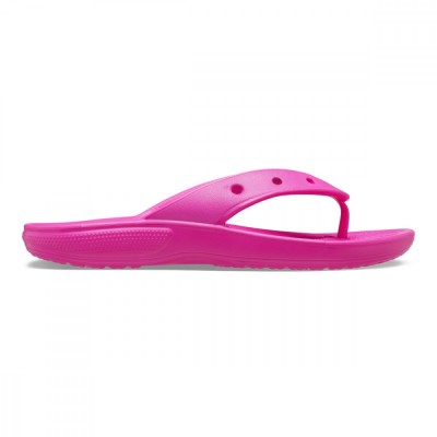 Șlapi Crocs Classic Flip Roz - Juice foto