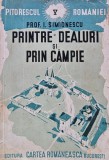 Printre dealuri si prin campie, I. Simionescu, 1943, Cartea Romaneasca, 210 pagini, brosata, carte veche