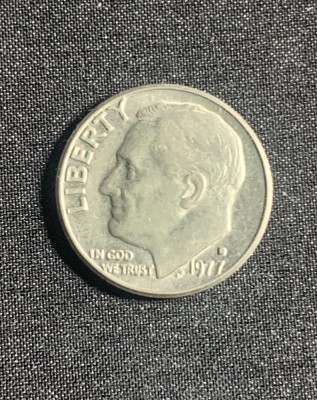 Moneda One Dime 1977 USA foto