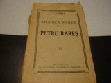 I. Ursu - Petru Rares - 1923 - uzata