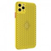 Husa Silicon Breath Galbena Apple iPhone 12 / 12 Pro - Protectie Premium