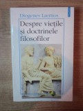 DESPRE VIETILE SI DOCTRINELE FILOSOFILOR de DIOGENES LAERTIOS , 1997