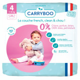 Scutece bio hipoalergenice 7-18kg marimea 4, 23 bucati, Carryboo