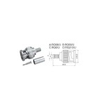 Mufa BNC tata RG6U, Oem