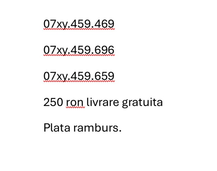 Pachet 3 numere consecutive usoare