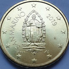 50 euro cents 2019 San Marino, unc, km#560