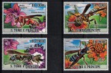 Timbre S. Tome e Principe 2009, Serie Completa, Albine si Flori, MNH