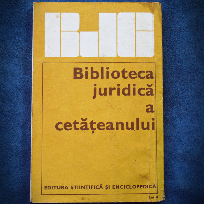 BIBLIOTECA JURIDICA A CETATEANULUI