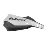Cumpara ieftin Set protectii maini (hand guard) aluminiu adventure/enduro Polisport Trail Blazer &ndash; culoare: alb/negru