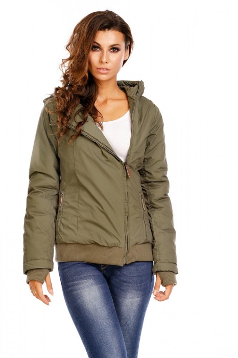 U620-1218 Jacheta casual cu femoar in fata