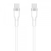 Cablu Date si Incarcare USB-C - USB-C Setty, 60W, 1m, Alb, Universal