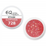 Extra Quality GLAMOURUS gel UV color - STYLISH 728, 5g