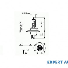 Bec far h4 12v 60/55w p43t basic sct UNIVERSAL Universal #6