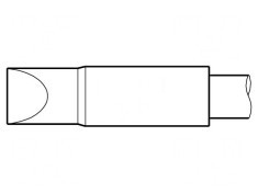 V&acirc;rf șurubelniță 7,5x1,5mm longlife