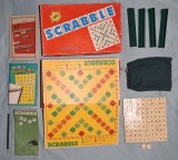 SCRABBLE cu litere - jucarie romanesca din anul 1984, perioada socialista - joc varianta rara, COMPLET