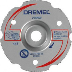 Disc de taiere multifunctional BOSCH DREMEL DSM20, pentru taieturi inecate, cu carbura,D 20 mm