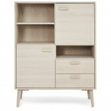 Highboard Porto Solid Oak