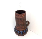 Vaza colectie (1962-1968) ceramica smaltuita hand made -2- semnata Nie (Ninnie) Forsgren, Bromma Keramik AB Suedia