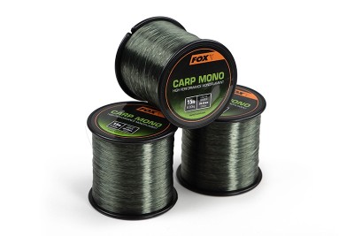 Fir Monofilament FOX Carp Mono, Low-vis Green, 1000m 0.30mm foto
