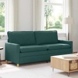 vidaXL Canapea Verde &icirc;nchis Țesătură 42028877