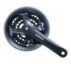 Angrenaj Pedalier Shimano Acera FC-M361, 48x38x28T, 170mm, 7/8 Viteze, Negru
