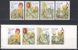 Madeira (Portugalia) 1992 - Fructe și plante din regiunea subtropicală, Serie + Carnet, MNH, Nestampilat