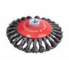 Perie tip disc cu sarma rasucita 125mm