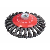 Perie tip disc cu sarma rasucita 125mm