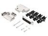 Conector D-Sub MH CONNECTORS 25 pini, 45&deg;, Lipire, Mufa Tata Ecranat