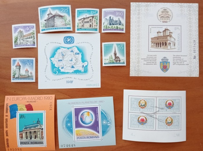 ROMANIA-&#039;&#039; LOT COLITE&#039;&#039;-MNH LUX -NESTAMPIL.-VEZI SCAN
